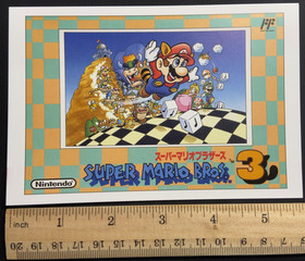 Super Mario Bros. 3 NES Famicom Postcard Amazon Japan 2016 Japanese