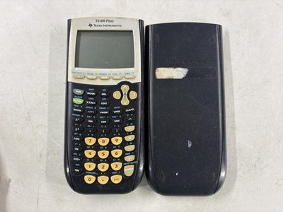 Texas Instruments TI-84 Plus Graphing Calculator Handheld Black Yellowing