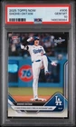 2025 Topps Now #906 Los Angeles Dodgers Shohei Ohtani 1st on base 9 times PSA 10