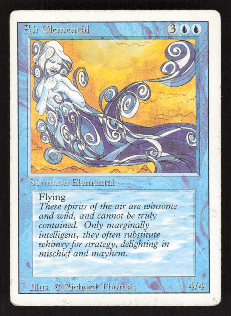 1994 Air Elemental Revised Edition MTG