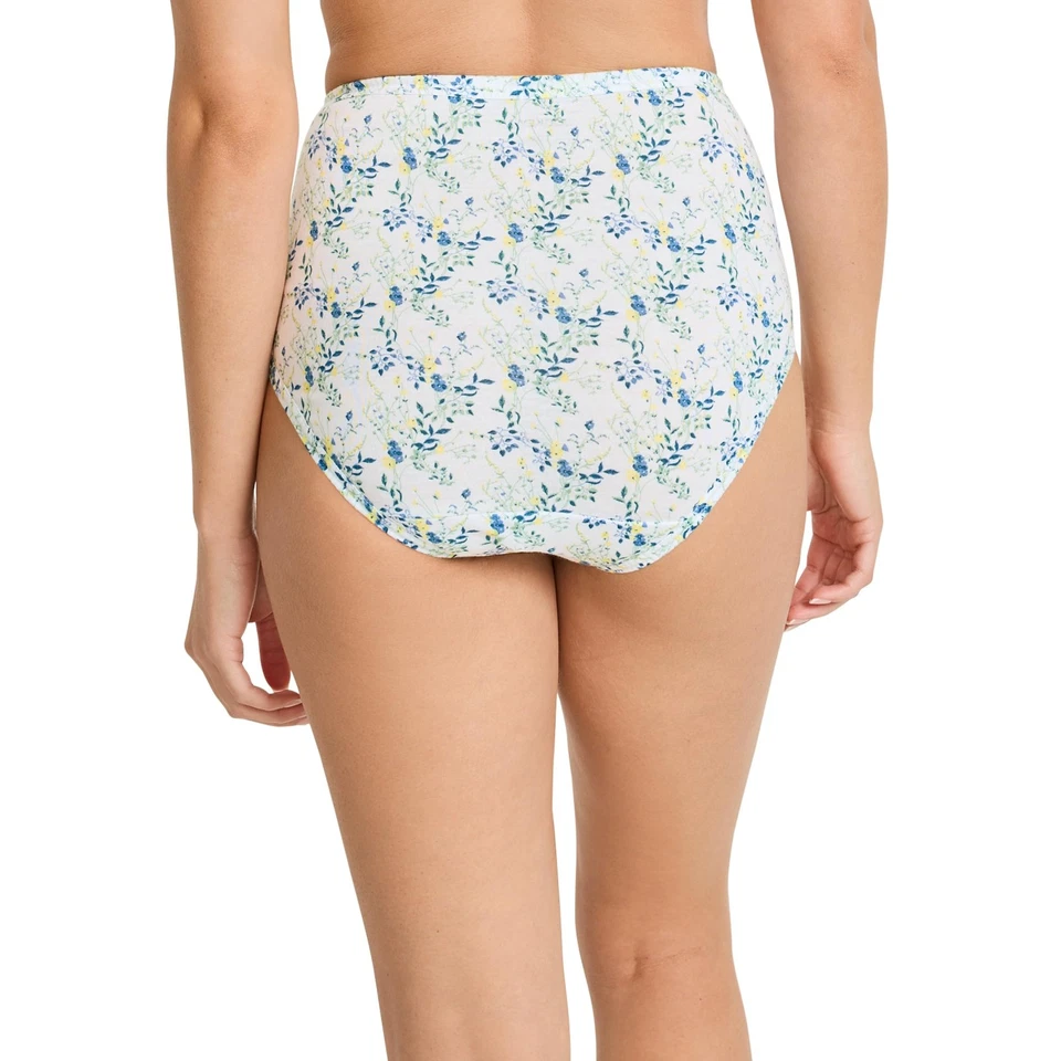 Calzoncillos Jockey Elance para mujer talla grande - Paquete de 3 azul iris/amarillo/blanco Foto 3 de 4