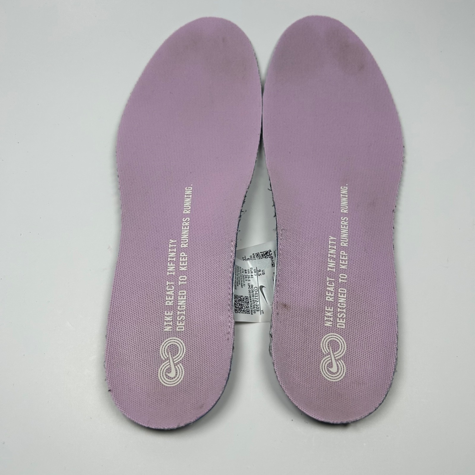 Nike React Infinity FlyKnit Beige cd4372-103 Pre … - image 8