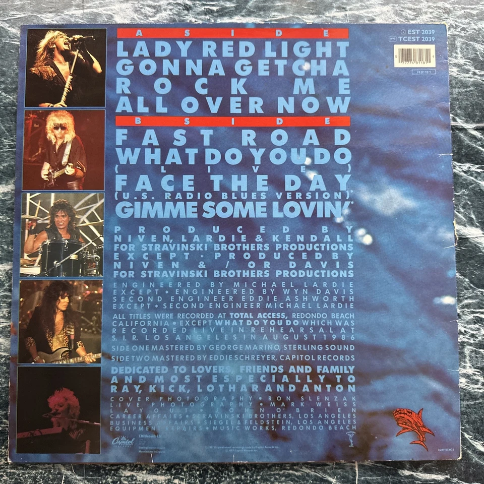 Great White – Once Bitten 12” Vinyl Record VG+ — 第 2/4 张图片