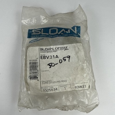 Sloan Optima EBV31A Cover Repair Kit Coupling Ring Zurn 3325524