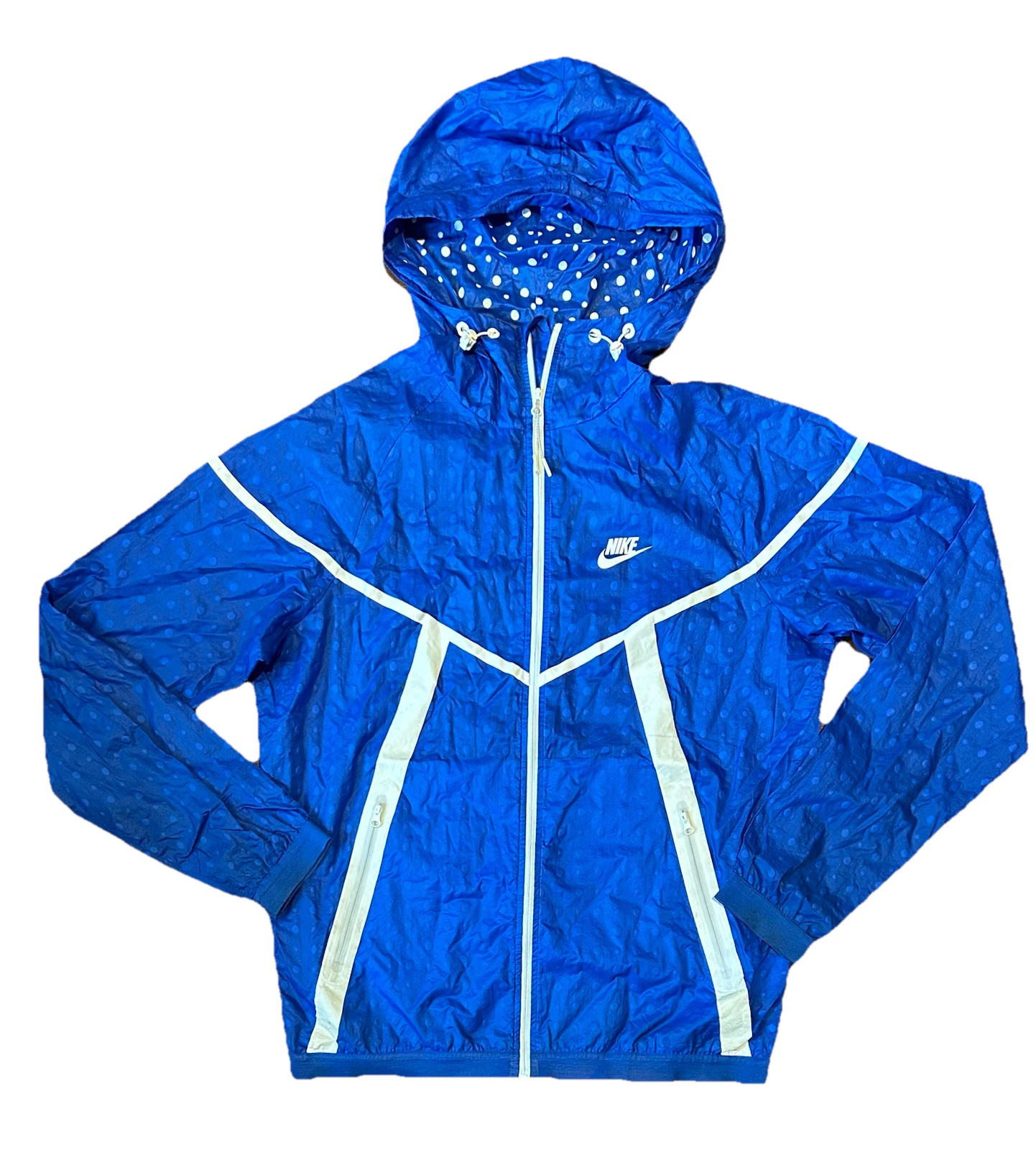 Nike Tech Hyperfuse Windrunner Jacket Sz Med Blue… - image 1
