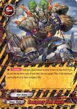 Buddyfight TCG card X-CBT-B/0023EN R Emergency Fuel Supply Driven to Disorder