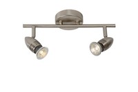 Deckenstrahler Metall Chrom 2-Flammig GU10 2700 K H:32 Cm Deckenspot KüChe