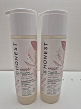 Honest Shampoo  Body Wash Gentle Cleanser Baby  Kids Sweet Almond 2 Pack