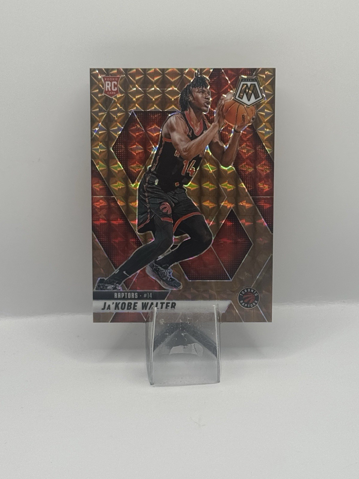 2024-25 Panini Mosaic - Ja'Kobe Walter #234 Bronze Mosaic Prizm 75/75 (RC)