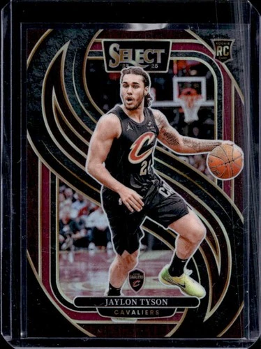 2024-25 Panini Select Jaylon Tyson Premier RC Maroon Prizm #/175 Cavaliers
