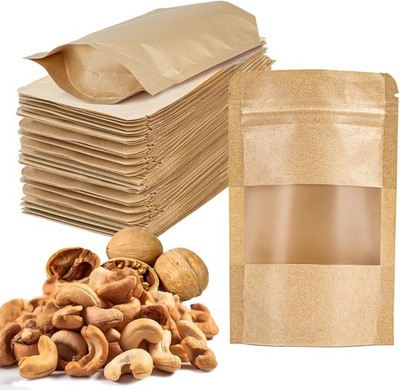 50 Stand Up Pouches Bags - 3.5''×5.5''