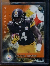 2015 Topps Platinum Sammie Coates Rookie Orange Refractors RC Steelers #131