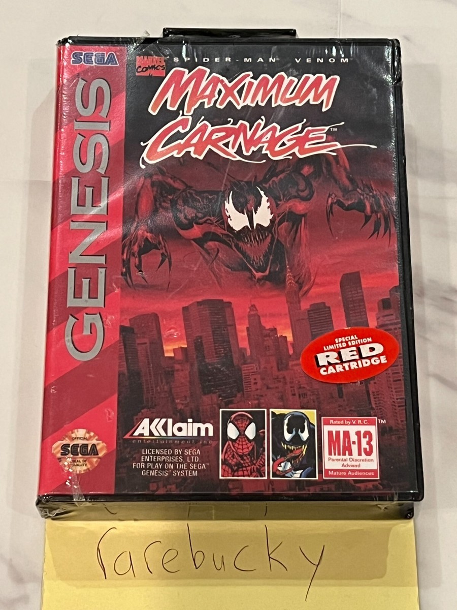 MDメガドライブSPIDER-MAN VENOM MAXIMUM CARNAGE Amazon.com: Spider-Man / Venom: Maximum Carnage (Renewed