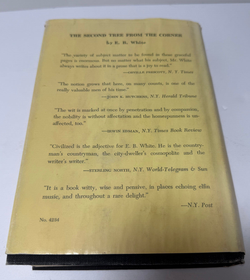 FILA One Man's Meat By E.B. White G Medal Edition 1944 Harper & Row HC Dust Jacket