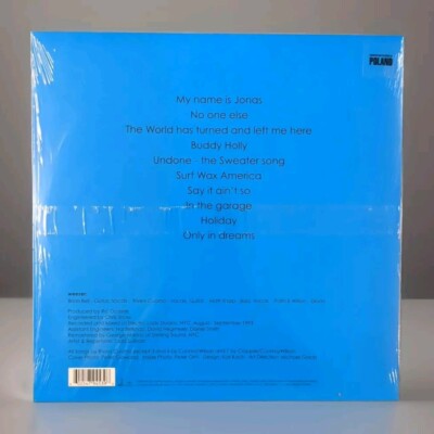 Weezer / Blue Album ポスター付き 青盤 180g重量盤 WEEZER Blue Album 180-gram BLUE COLOR VINYL LP Sealed MOFI