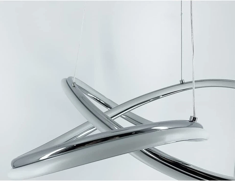 Lampadario LED design a sospensione 60W Lampadario Plafoniera da Soffitto IP20 - Immagine 4 di 4