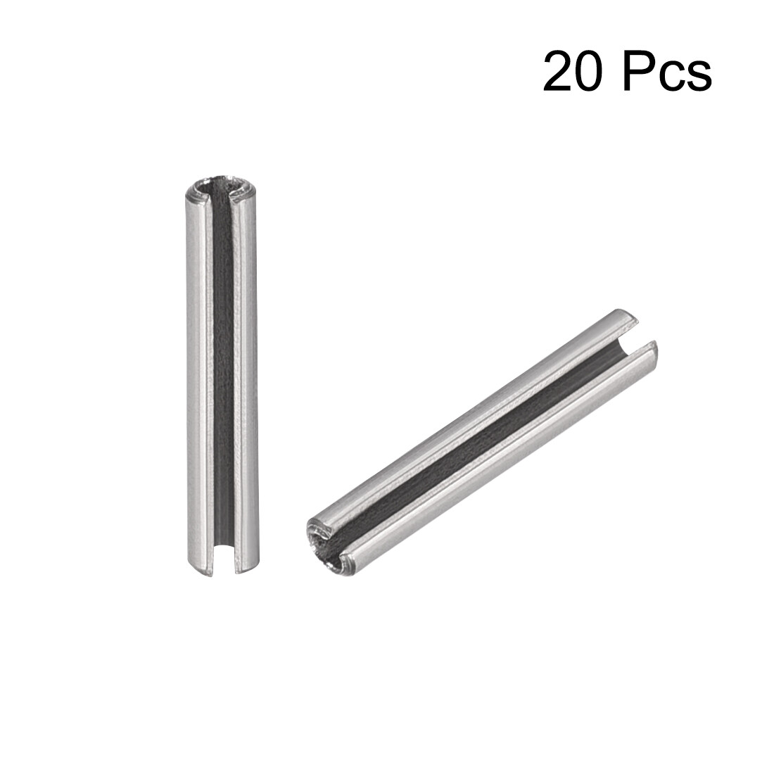 Uxcell Compression Springs – 0.5mm Wire, 5.5mm OD, 42mm Free Length, Steel Extension Springs, Silver, 20-Pack