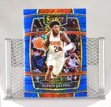 2021-22 Panini Select Basketball Elfrid Payton Blue Shimmer Prizm #93 Suns