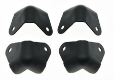 8pcs Metal Two Hole Guitar AMP Amplifier Corners Speaker Corner Black New