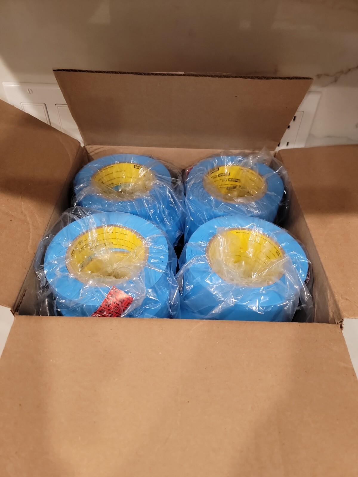 Lot Of 2 3M Scotch 8896 Blue Strapping Tape 36mm by 55m 1.42” By 60