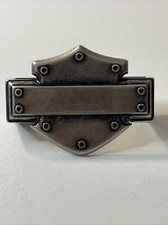 Motorcycle Gun Metal Tone Small Belt Buckle New Unused