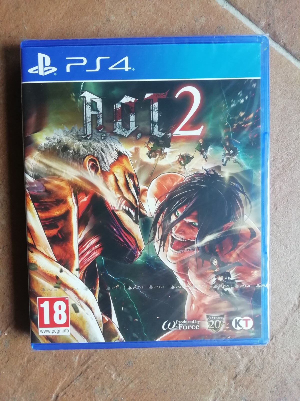 A.O.T. 2 Attack on Titan 2 PS4 AOT 2 Nuovo Sigillato NEW SEALED PAL