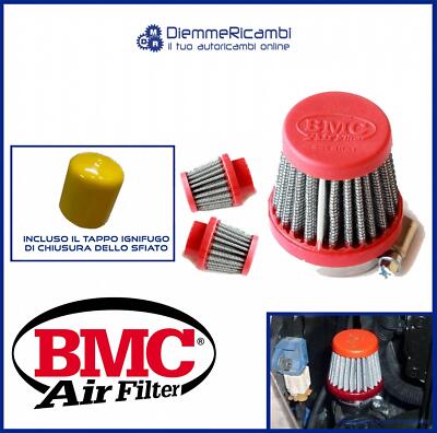 Kit Kegel Filter BMC + Deckel Für Fiat 500 - 595 Abarth Sfiato Esterno Pop Off