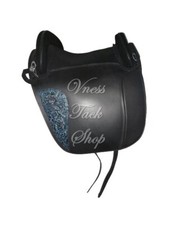 Treeless/Leather Tree saddle, baroque swirl style, horse tack, riding saddle