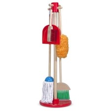 Damaged box Melissa  Doug Dust Sweep Mop 6-Piece Pretend Play Set