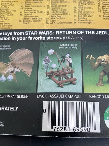 Kenner 1983 Star Wars Return of the Jedi Emperor's Royal Guard 77 Back Sealed - Picture 20 of 24