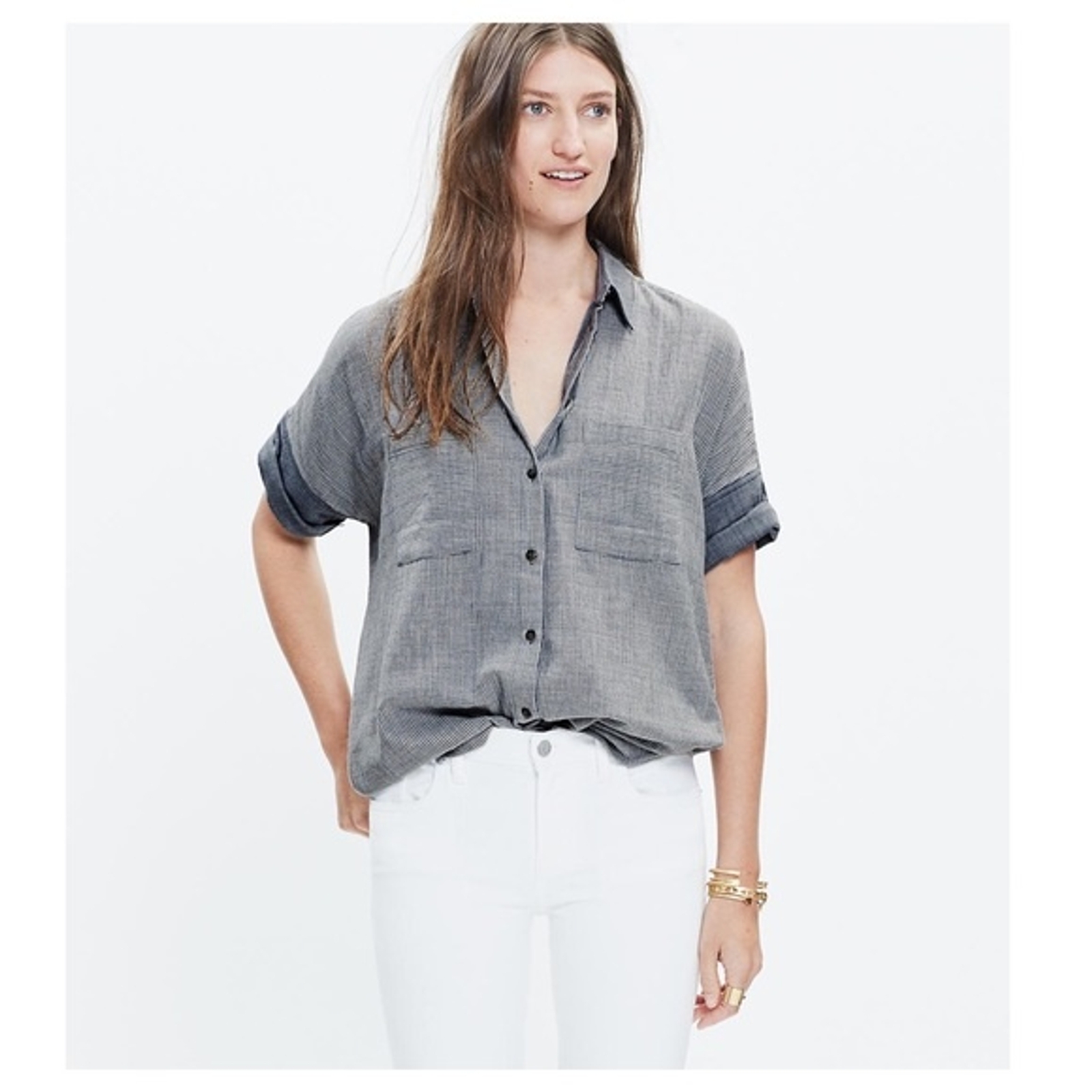 madewell flannel courier shirt
