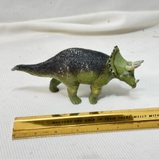 Vintage Triceratops The Carnegie Dinosaur Figure Safari LTD 1988