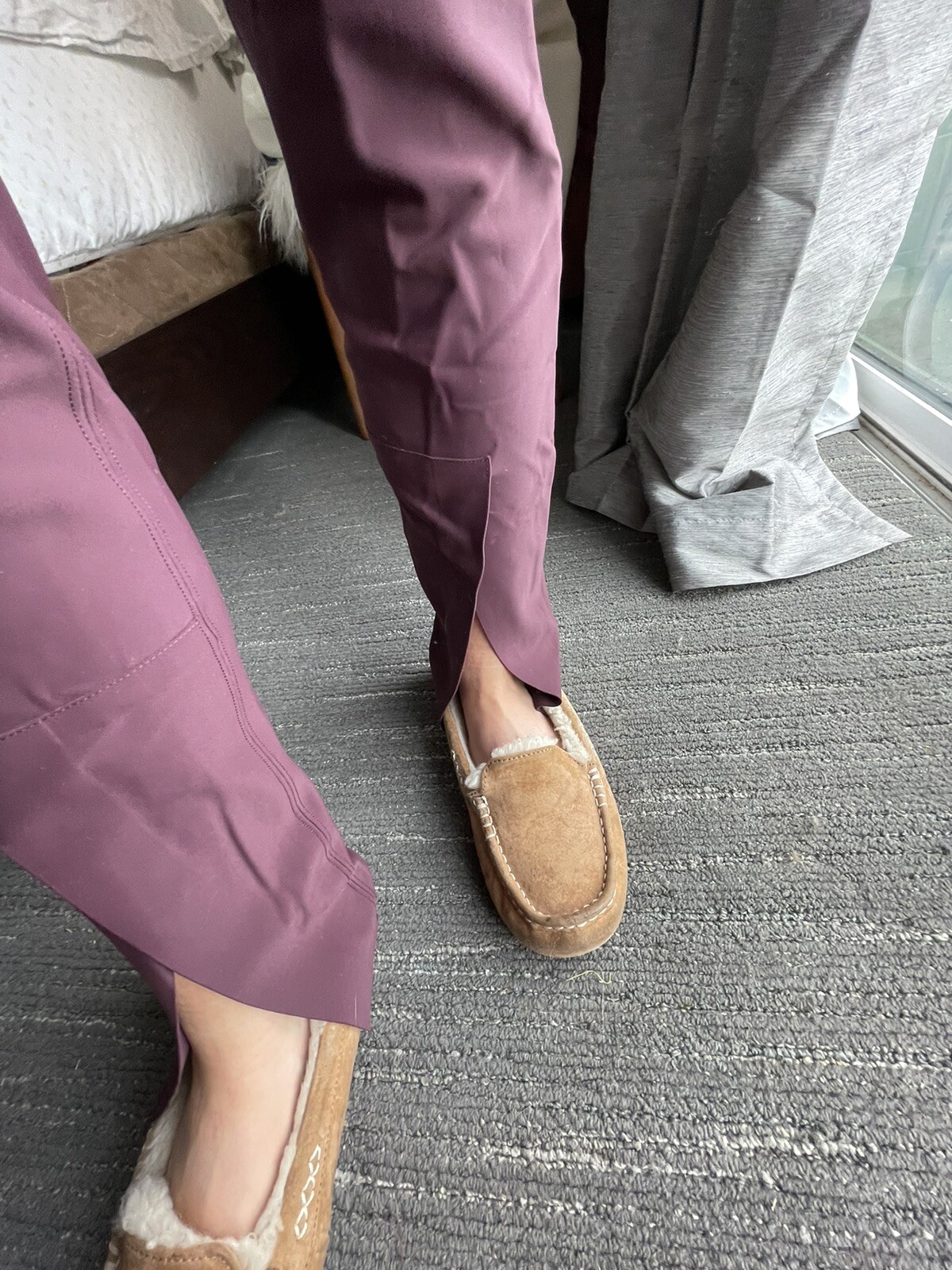 ATHLETA Interstellar Active Pants, Maroon; Black … - image 7