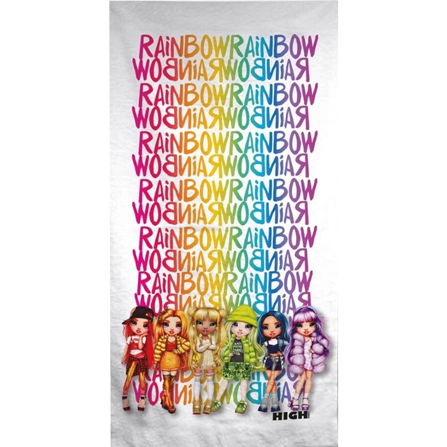 Rainbow High Bath Beach towel 140 x 70 cm - Fashion Doll - Fast Dry
