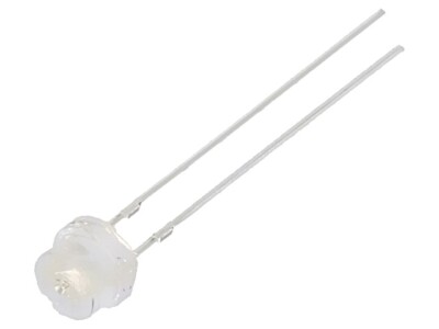2X OSV5DL56A1A LED UV 100° 20mA P: 114mW 400-410nm THT 3-3,8VDC OPTOSUPPLY