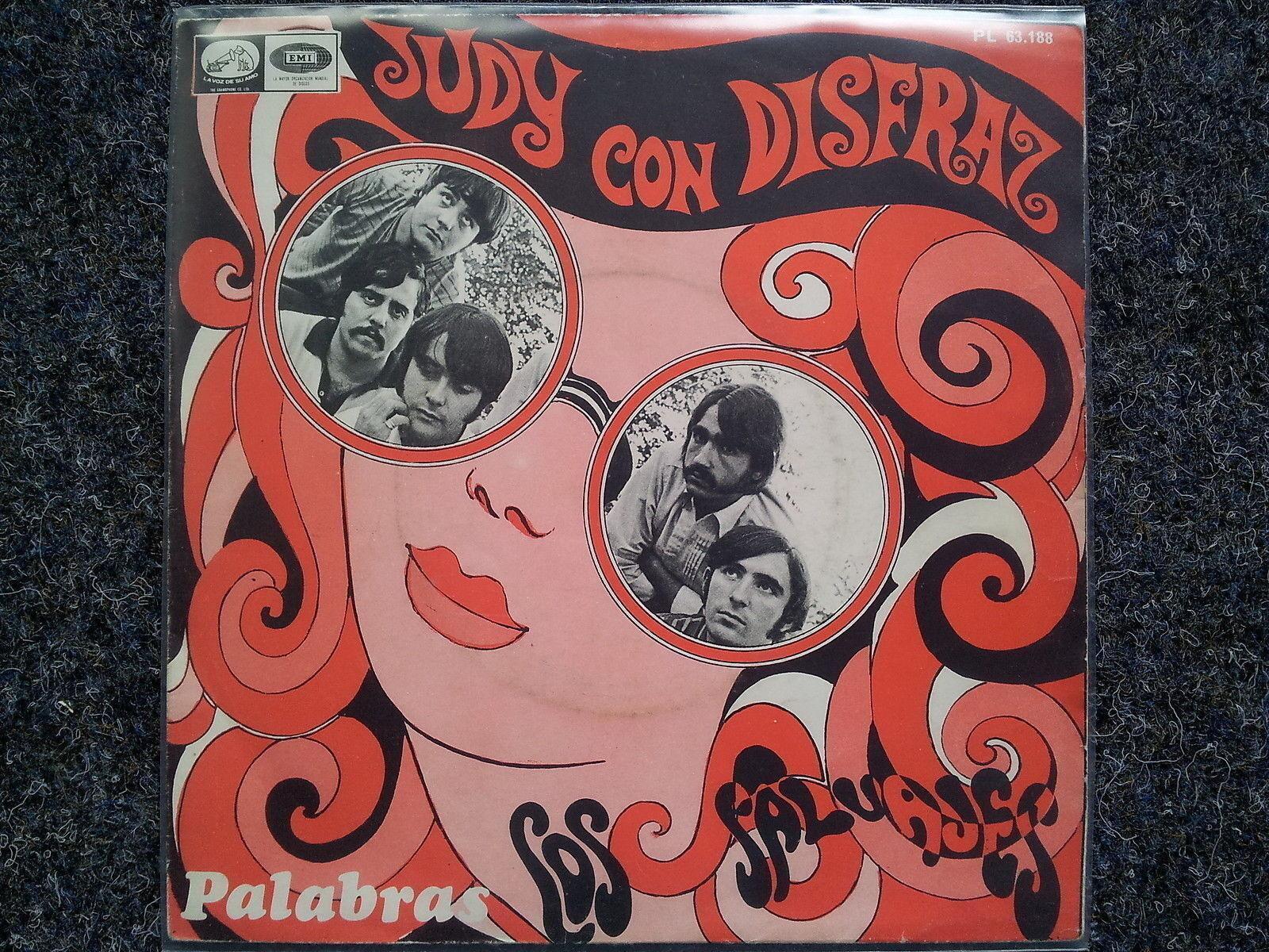 7"" Single Vinyl Los Salvajes - Judy con disfraz (Judy in disguise) Spain