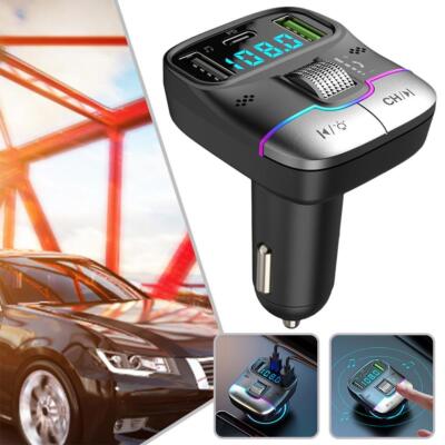 Car Charger Music Player Multi-function Bluetooth Receiver Car Adapter Car D5H8