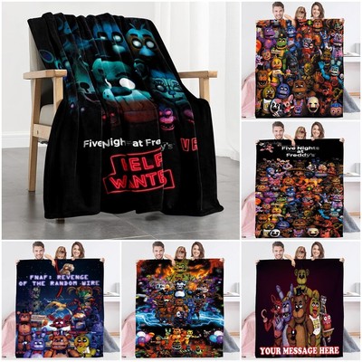Five Nights at Freddy's Fleece Decke Schlafsofa werfen über Flanell Teppich