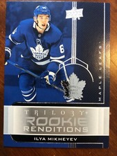 19-20 UD Trilogy Hockey Rookie Renditions RR-42 Ilya Mikheyev