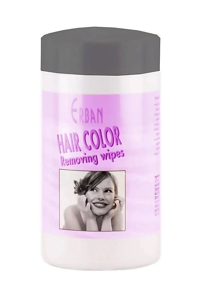 Erban Hair Color Removing Wipes (100 WIPES) - PACK OF 6