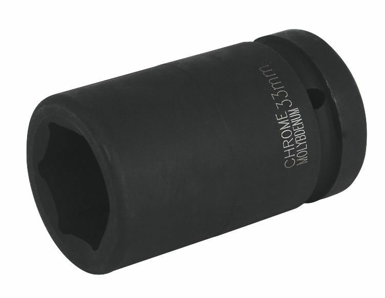 Sealey IS133D Impact Socket 33mm Deep 1""Sq Drive