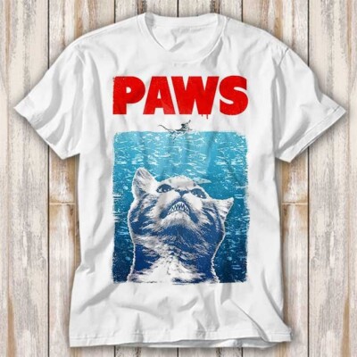 Lustiges T-Shirt Katze Kiefer Pfoten Kätzchen Katze Haustier Oberteil Shirt Unisex 4068