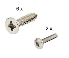 Screws Kit for Grooved Drawer Runners 17mm or 27mm  - Screw Kit & Instructions