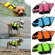 Summer Dog Life Vest Jacket Reflective Pets Clothes Puppy Swimwear Jacket Safety
