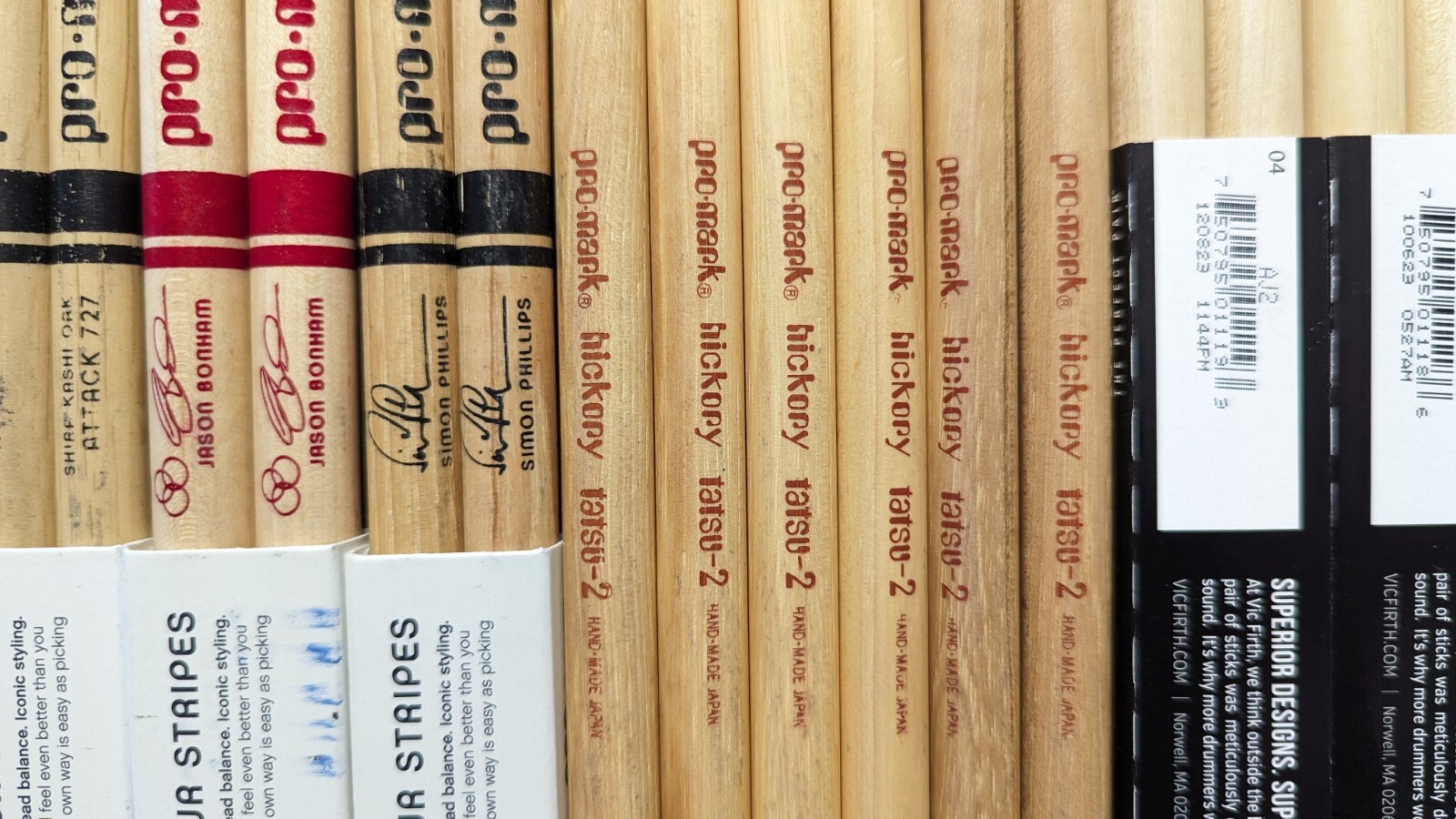 Vic Firth & Promark & Vater Mixed Drum Stick Lot eBay