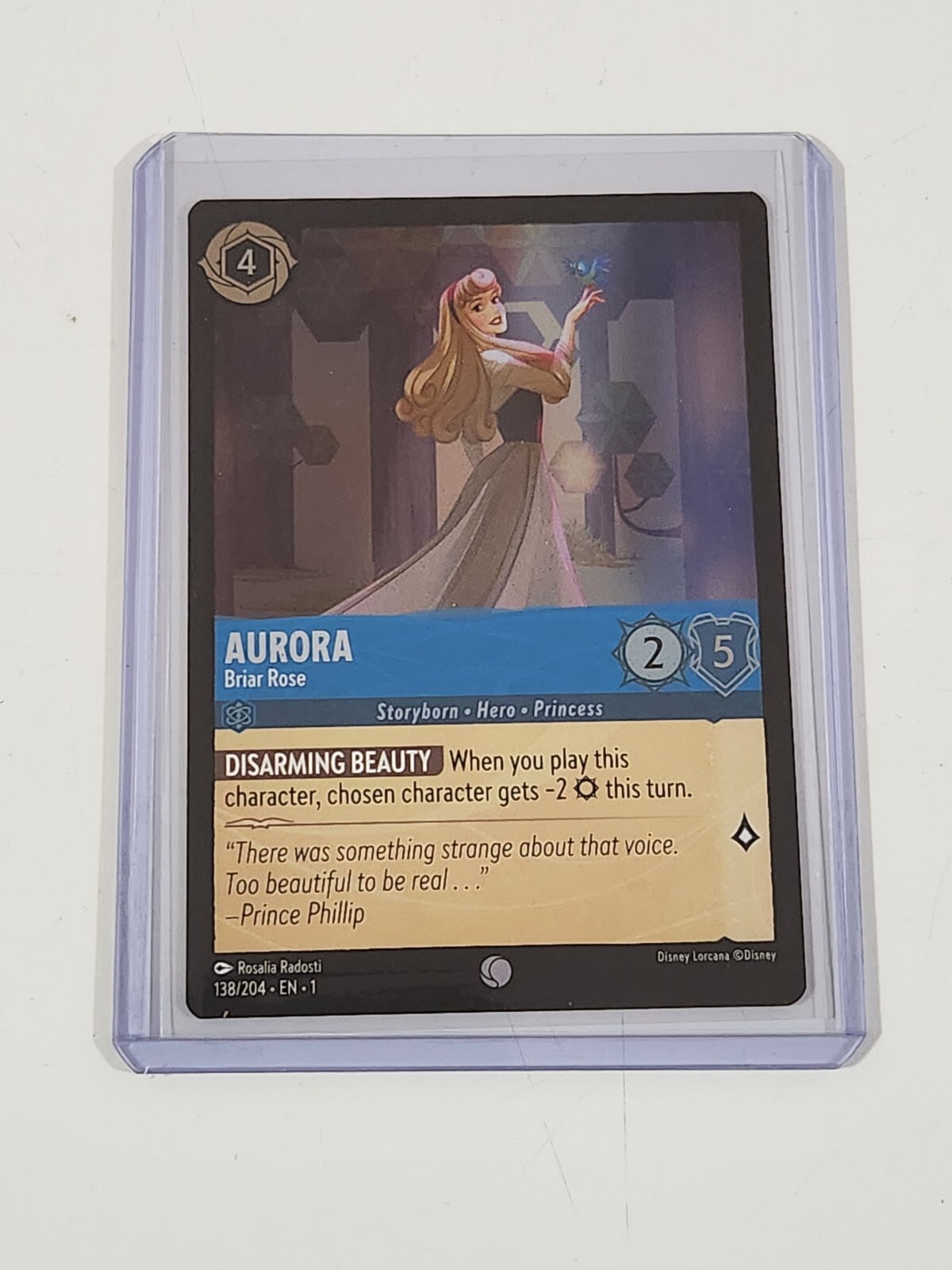 Lorcana Aurora - Briar Rose 138/204 - Common - Foil, Near Mint The First Chapter