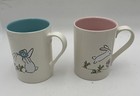 TWO - TAG Bunny  Coffee Mug X Large 20 oz Spring Rabbit Carrots Easter Pink/Blue