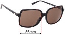 SFx Replacement Sunglass Lenses fits Michael Kors MK2098U Isle Of Palms - 56mm W