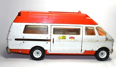Classic 1970's Mighty Tonka Ambulance/Bus Toy - 17 Long x 9 Tall