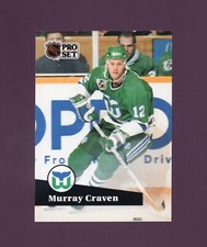1991 Pro Set Murray Craven #393 - Hartford Whalers